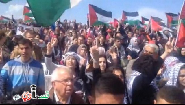  فيديو: مشاركة قسماوية والآلاف في قرية الحدثة المهجرة يشاركون في مسيرة العودة الـ18 رغم هطول الأمطار